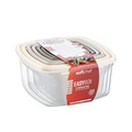 طقم حافظات طعام EasyBox مربع