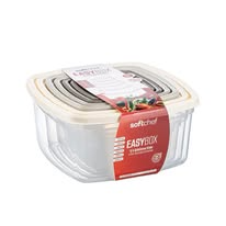 طقم حافظات طعام EasyBox مربع